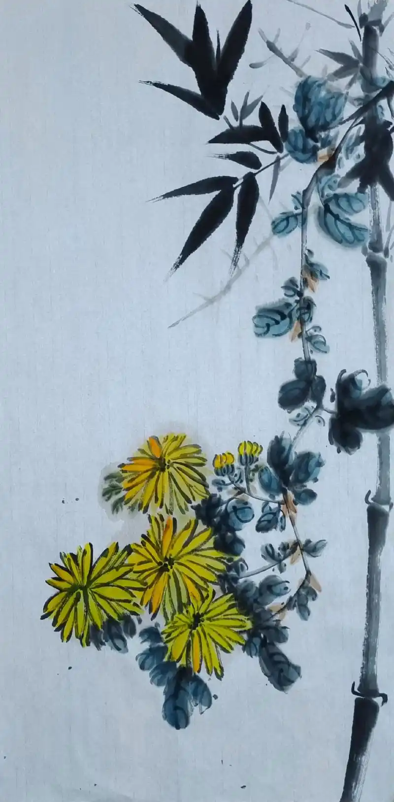 胡洁画作欣赏!#水墨写意 #传承文化 #想画就画  - 抖音