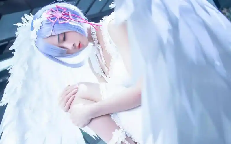 可爱清纯美女cosplay雷姆,高清图片,电脑桌面-壁纸族