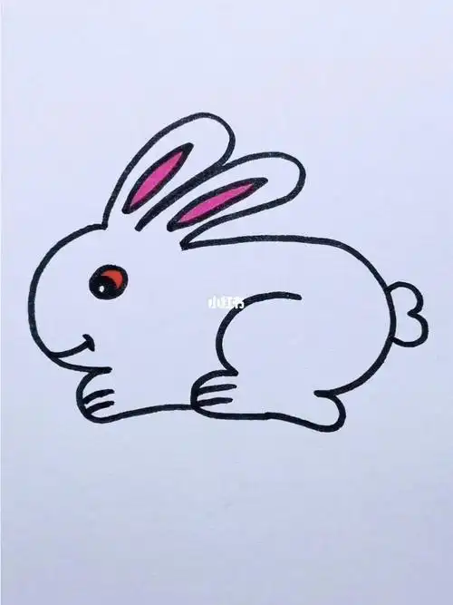 儿童简笔画小白兔儿童简笔画小白兔模板