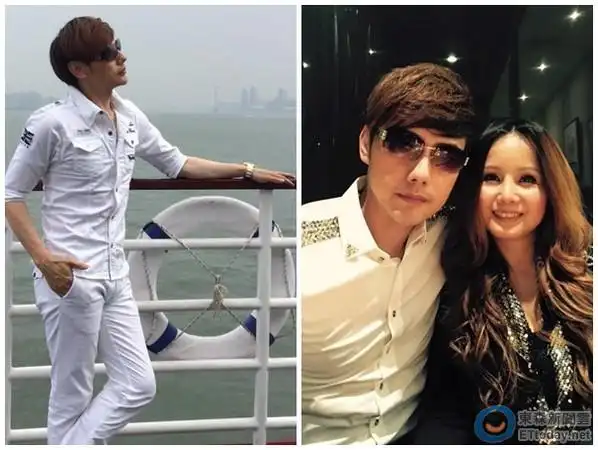 包伟铭家庭生活美满却有一个孤独的童年,右图为老婆刘依纯.