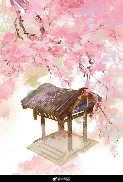 手绘漫画樱花婷子古风 壁纸锁屏 出处见logo