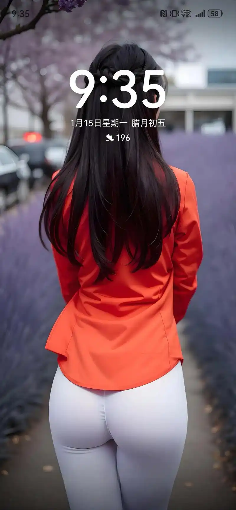 壁纸.#ai美女 #背影杀  #甜美女孩 #手机壁纸 #壁纸 - 抖音