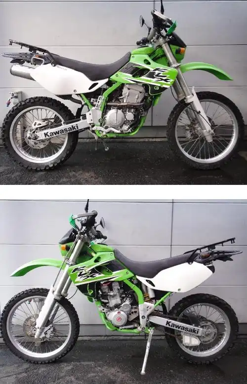 com)-k6547) klx250 lx250e アンダーガード スキッドプレート