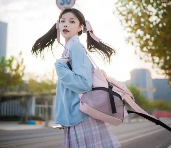 女生_水手服_纯色