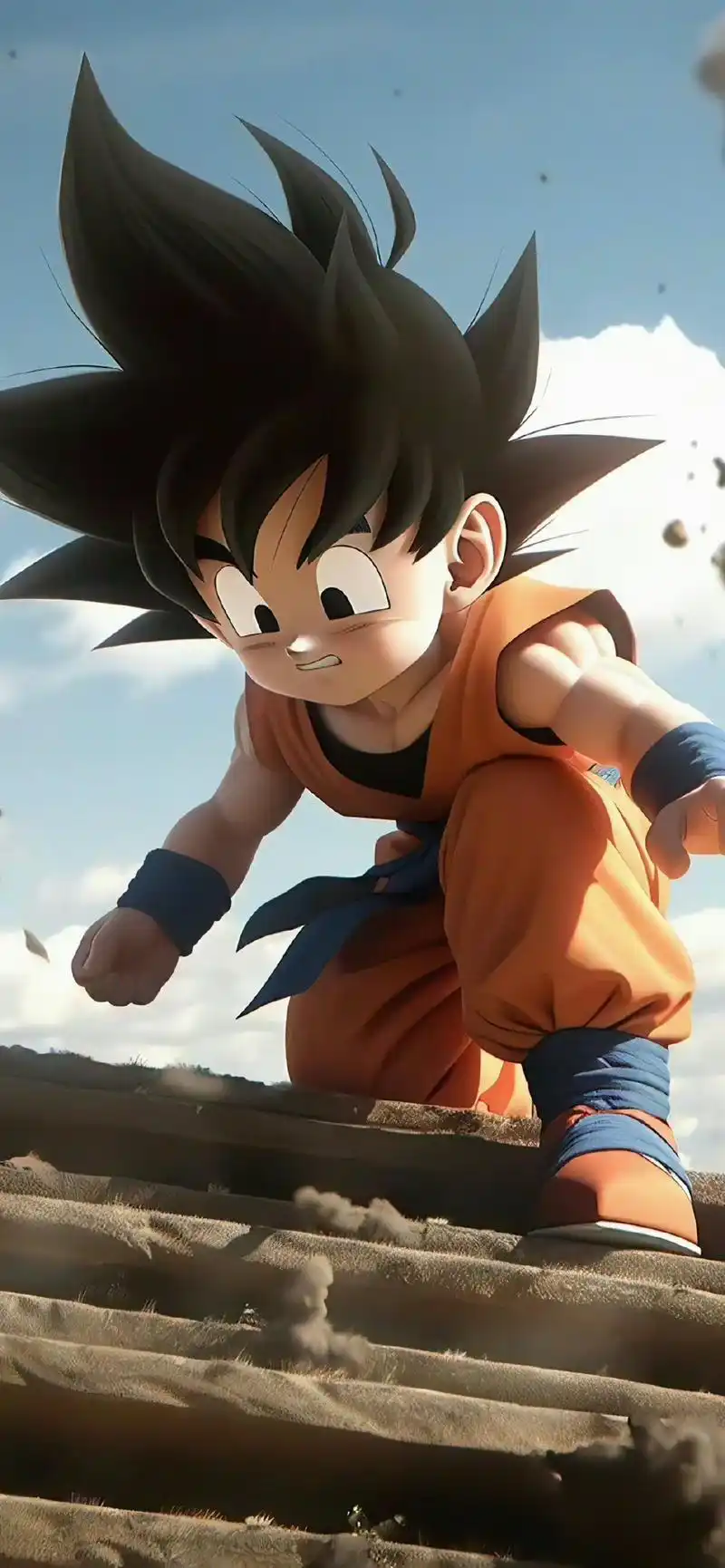 龙珠的赛亚人孙悟空4k高清壁纸