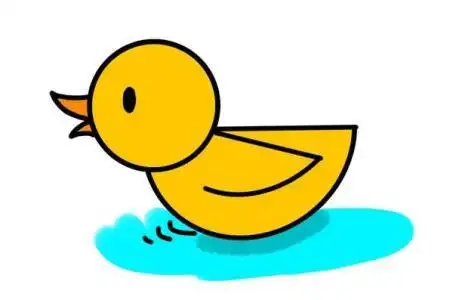 小鸭子简笔画