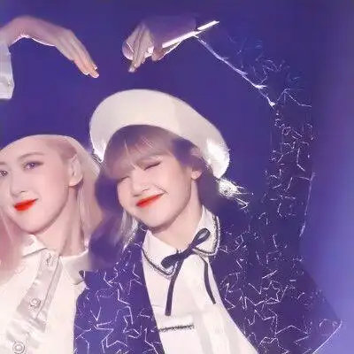 lisa和rose闺蜜头像无水印