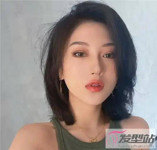 瘦脸款气质锁骨发 大脸方脸谁剪谁美_发型站_最新流行发型设计发型