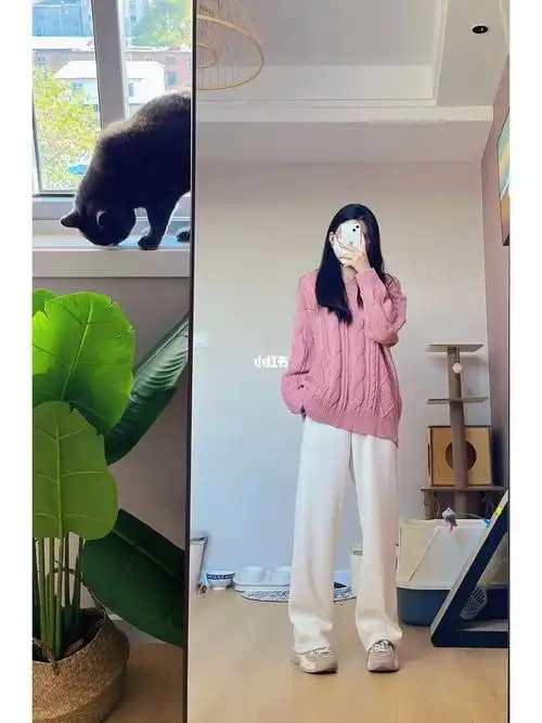 慵懒风十足#秋冬毛衣  #毛衣  #毛衣搭配  #穿搭  #身高160  #秋冬