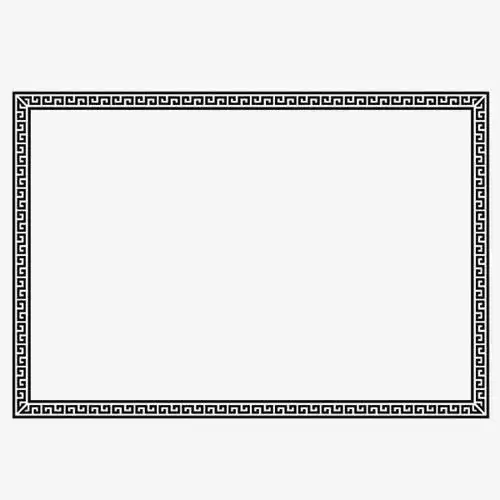 长方形边框