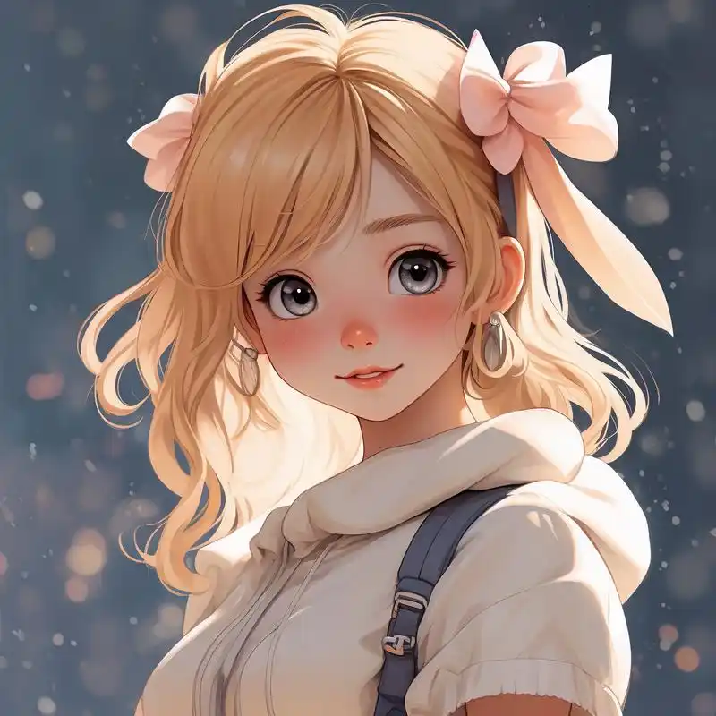 超可爱的微信卡通女生头像94 谁能拒绝这么可爱的卡通头像呢?