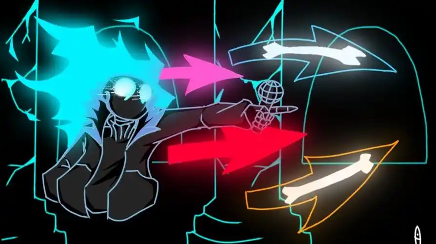 【fnf indie cross】噩梦模式sans 绘画-教育视频-搜狐视频