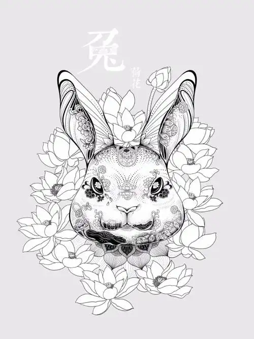 动物,如猫狗等都会使它惊慌失措下面是我收集整理的兔子简笔画动物