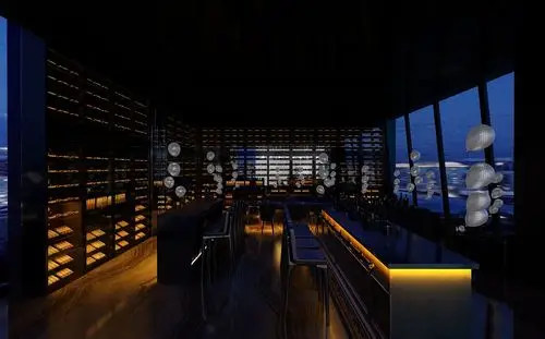 爱乐之城酒吧氛围布置设计3d效果图