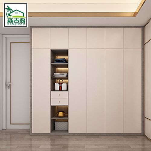 森吉岛轻奢e0e1环保级别品牌板材高档拼色组合板式衣柜类全屋定制