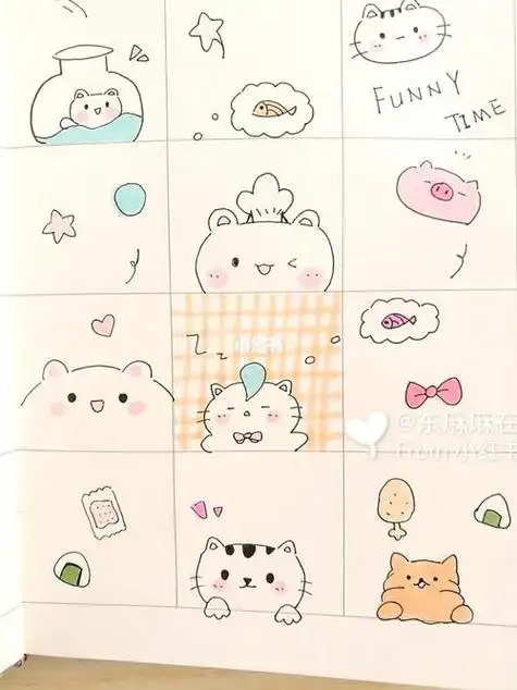 简单又可爱的简笔画手帐素材简笔画手帐小白熊怎么