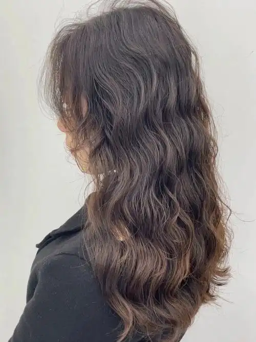 长发短发都适合的法式烫发慵懒烫发木马卷蛋蛋卷发细软