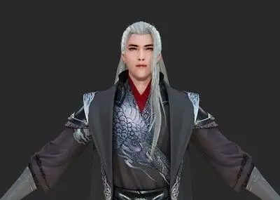 pbr古代 男子 大侠 武侠 侠客 青年少侠 侠客 古装汉服青年少年 古风