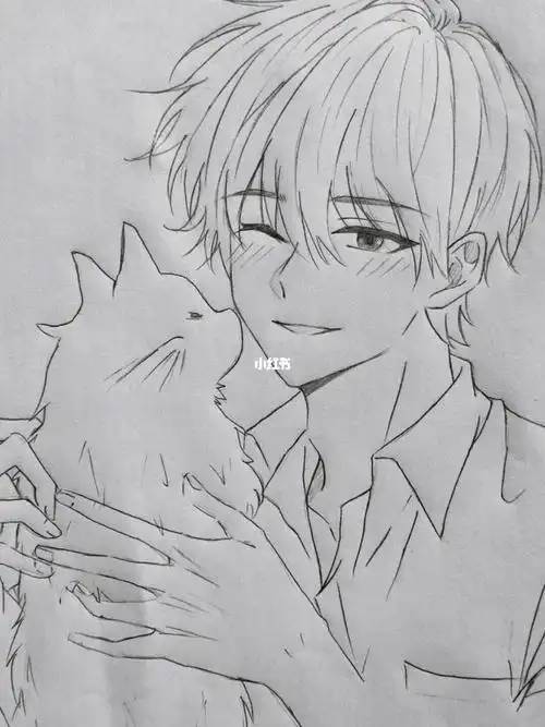 画法斗罗简笔画帅哥临摹有过程临摹简笔画帅哥手绘手绘漫画帅哥头像