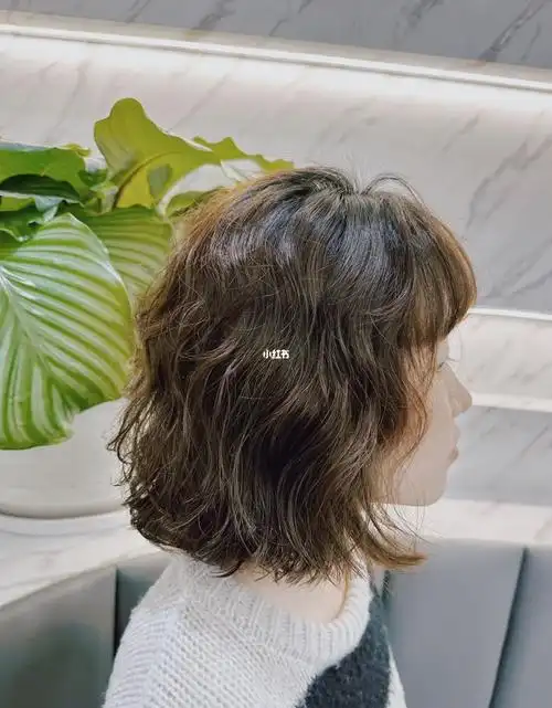 氛围感纹理烫蛋卷头