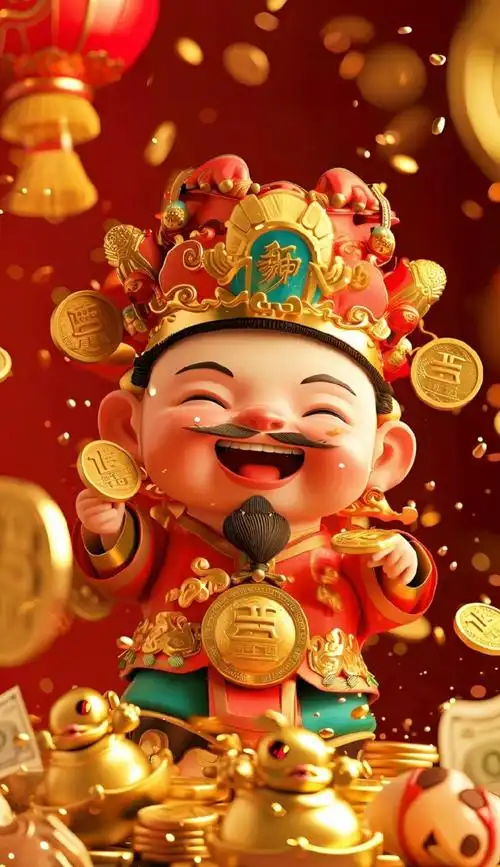 初五迎财神,见者发财![拜年]    #迎财神##财神壁纸