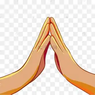 双手合十和尚佛手