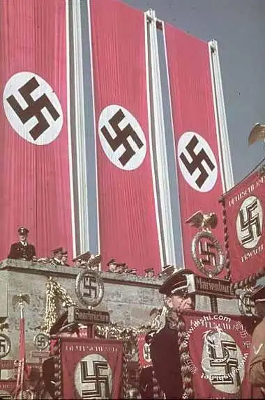 54mm金属成品1/35兵人德军第三帝国 党卫军警卫旗队游行 套装包邮