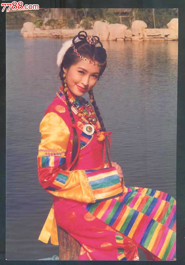 郭蔼明古装,,*版80-90年代明星照约13x9cm,最后胶片时代里的明星